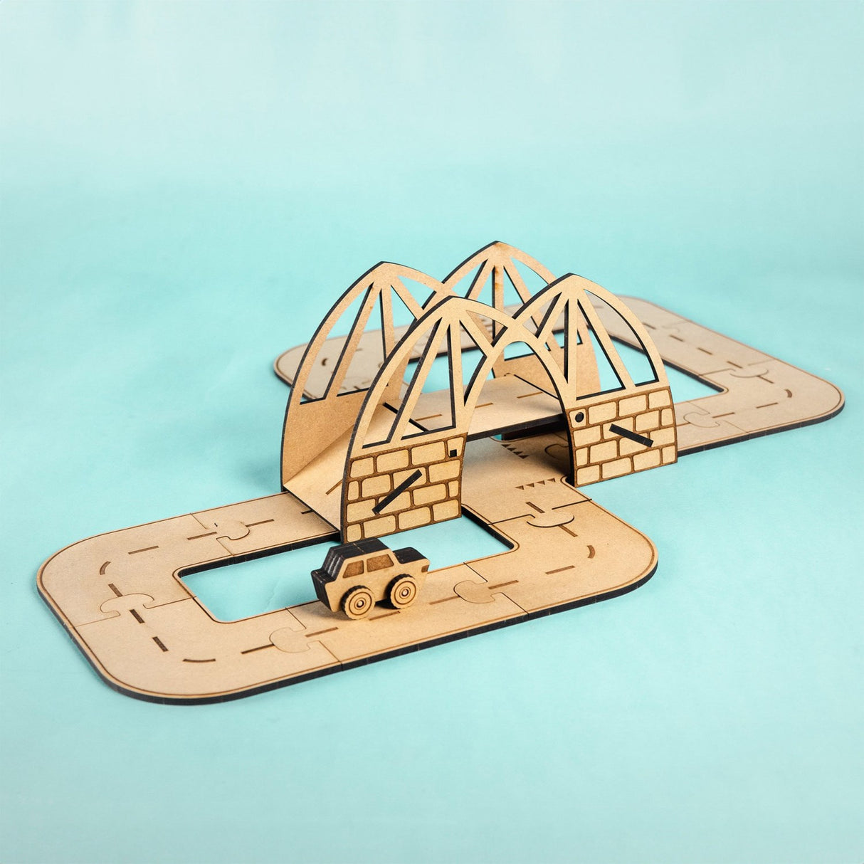 Crateit Town Wooden Toy Dreamy Drawbridge