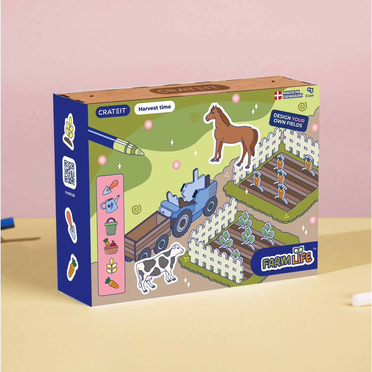 Crateit The Farm Wooden Toy Harvest Time