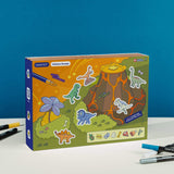 Crateit Dinosaur Wooden Toy Volcano Escape