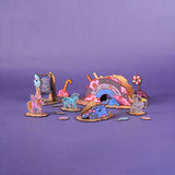 Crateit Unicorn Wooden Toy Candy Land