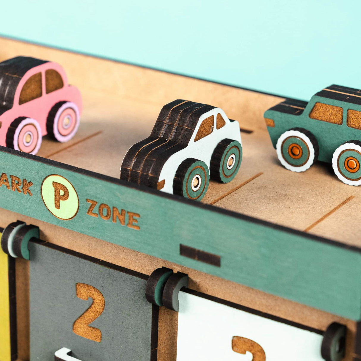 Crateit Town Wooden Toy City Park Zone