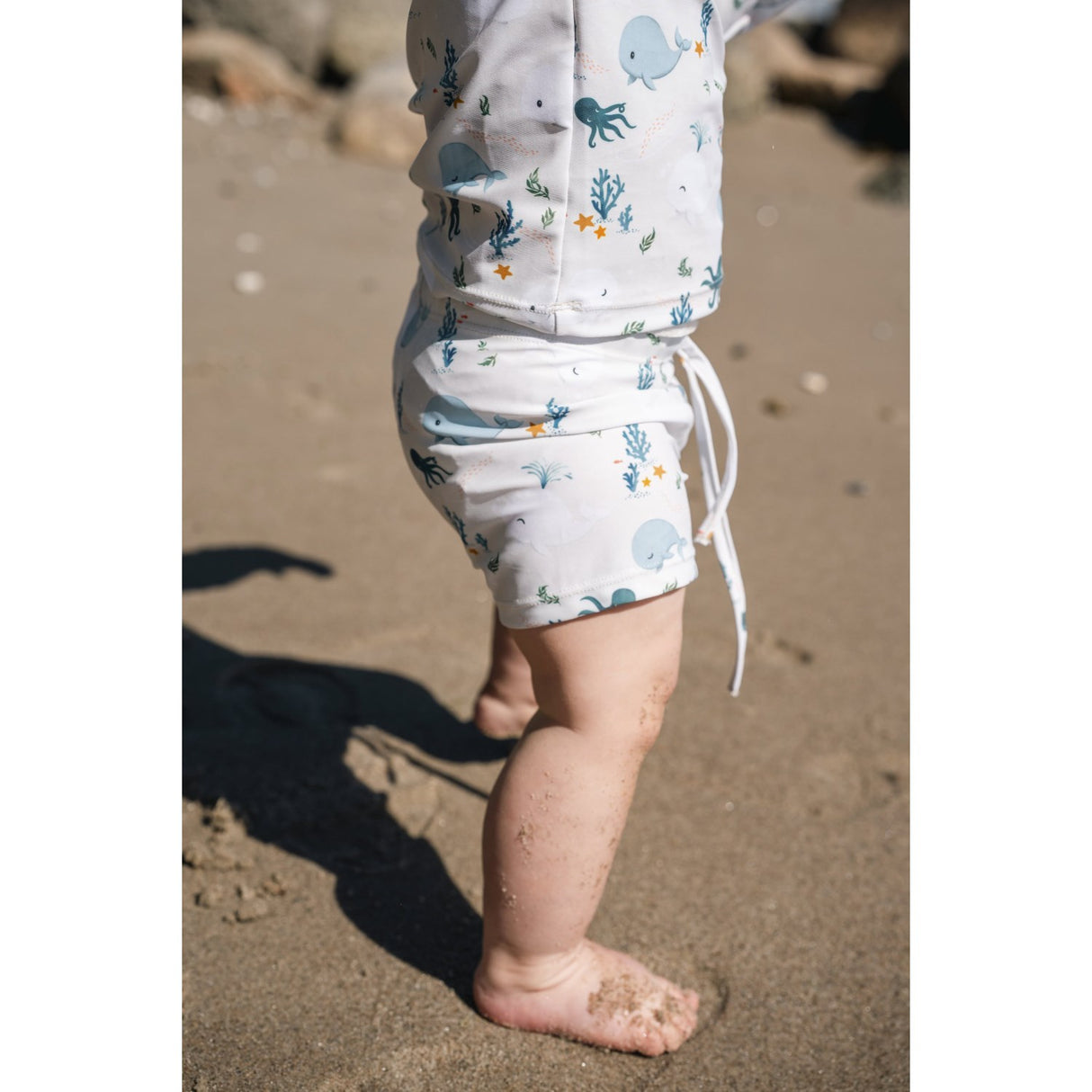 FILIBABBA Christian's Whale Tales Orla Swim Shorts