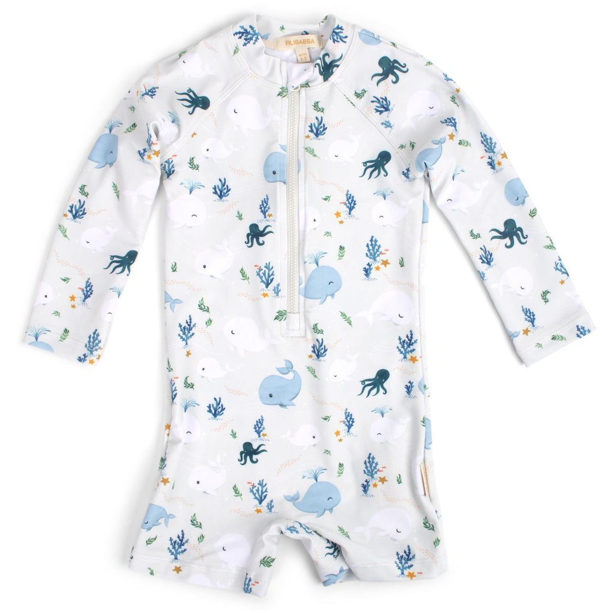 FILIBABBA Christian's Whale Tales Villads Uv Suit