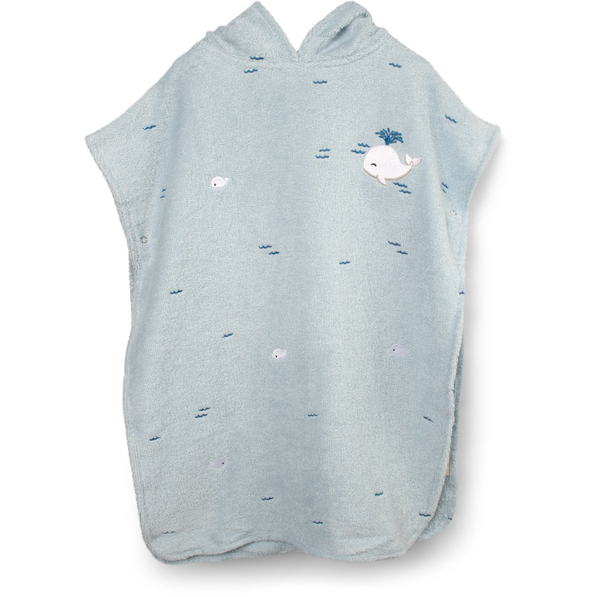 FILIBABBA Christian's Whale Tales Badeponcho With Broderi GOTS