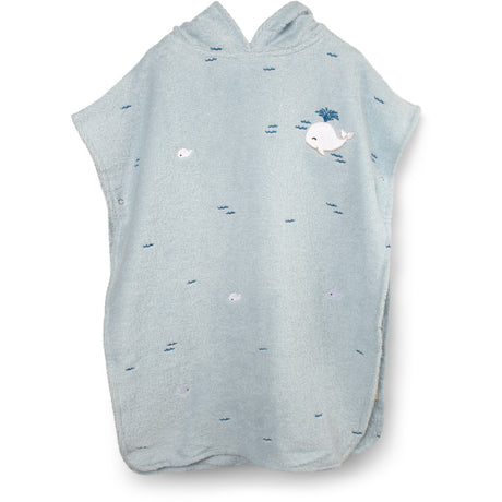FILIBABBA Christian's Whale Tales Badeponcho With Broderi GOTS