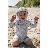 FILIBABBA Christian's Whale Tales Lykke Uv Sun Hat 1-3 Years