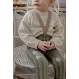 Silly Silas Matcha X Peanut Striped Footless Tights Special Edition