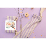Silly Silas Lavender X Cream Striped Footless Tights Special Edition