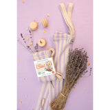 Silly Silas Lavender X Cream Striped Footless Tights Special Edition