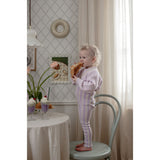 Silly Silas Lavender X Cream Striped Footless Tights Special Edition