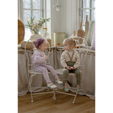 Silly Silas Lavender X Cream Striped Footless Tights Special Edition