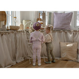 Silly Silas Lavender X Cream Striped Footless Tights Special Edition