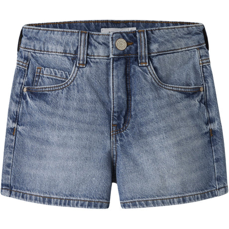 Name It Medium Blue Denim Nkfrose Mom Dnm Shorts 1141-Mj Noos