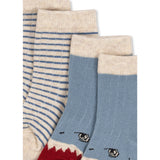 Konges Sløjd Shark 2 Pack Shark Rib Socks
