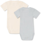 Konges Sløjd Buttercream/Pearl Blue Fanga Perla 2 Pack Ss Body Ocs