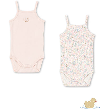 Konges Sløjd Prato Fiori Aop/Creole Pink Fanga Fio 2 Pack Strap Body Ocs