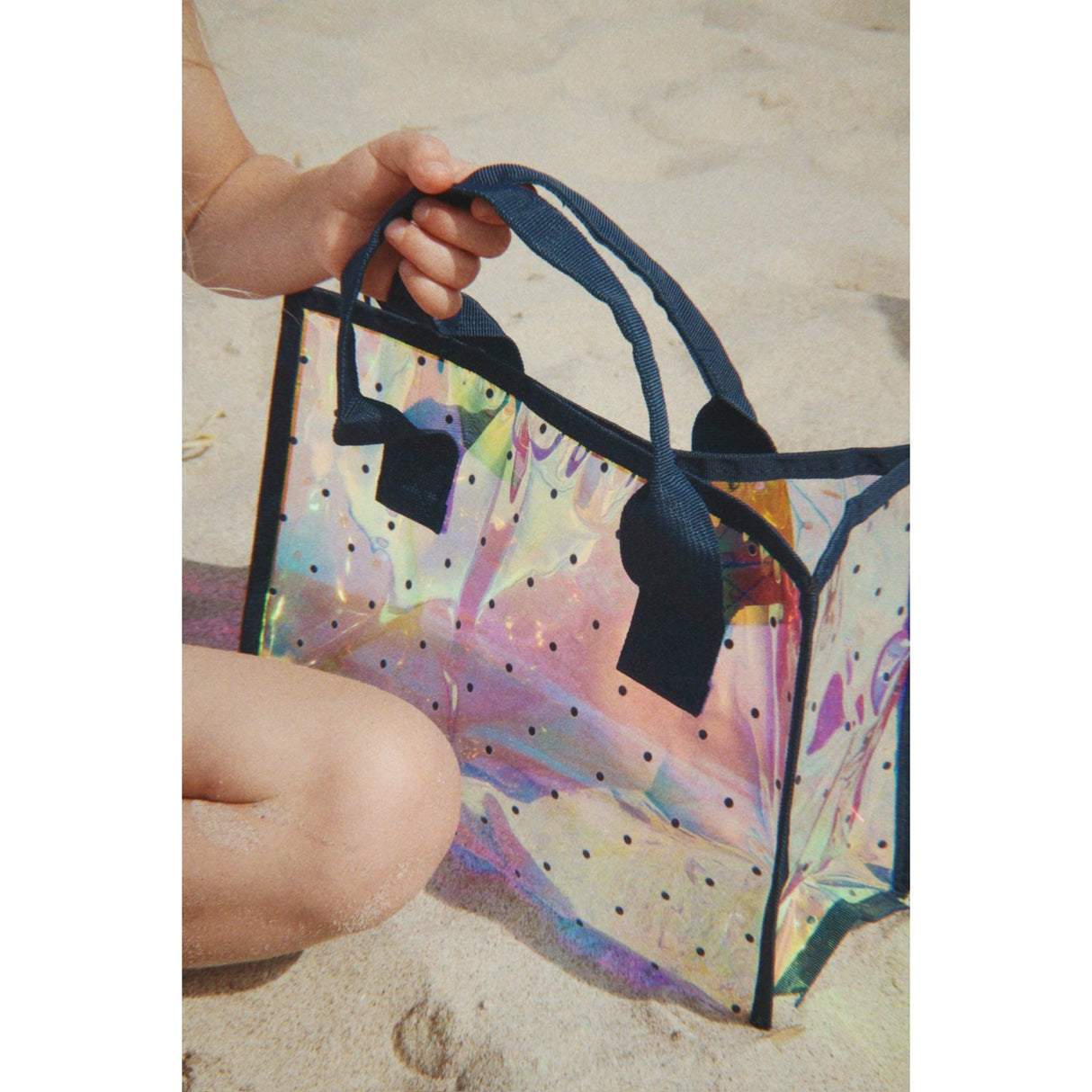 Konges Sløjd Navy Dot Beach Bag
