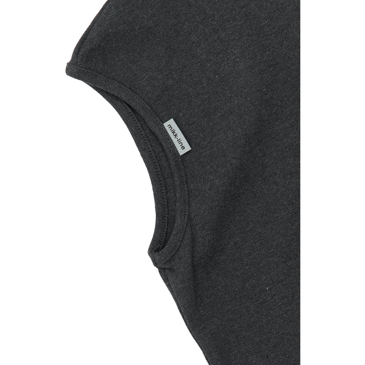Mikk-Line Dark Grey Melange Cotton Fullface