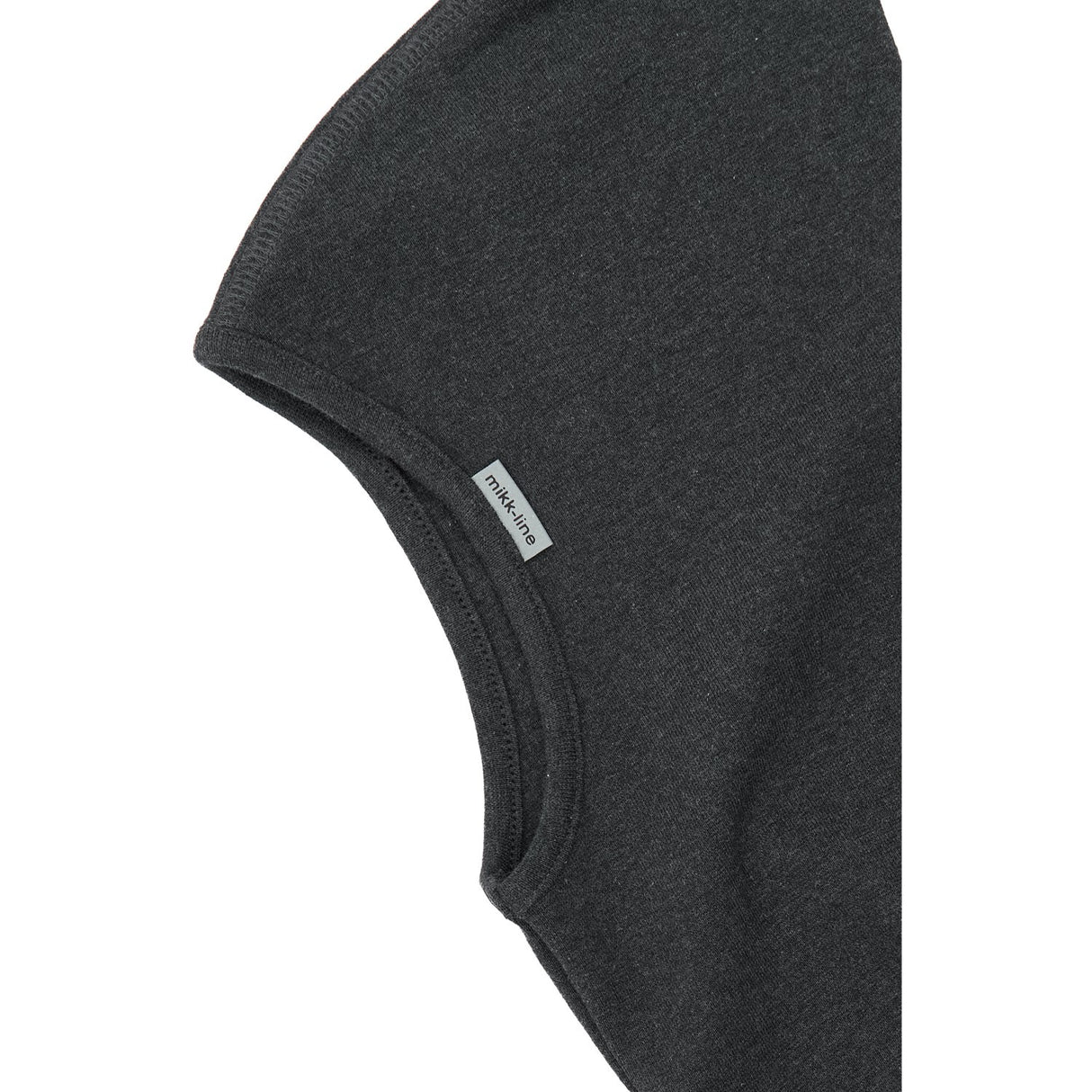 Mikk-Line Dark Grey Melange Cotton Fullface Tip