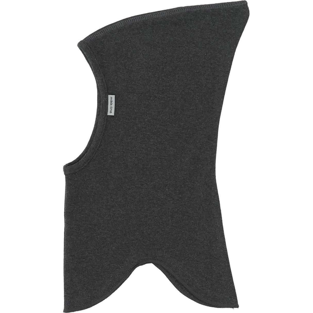 Mikk-Line Dark Grey Melange Cotton Fullface Tip