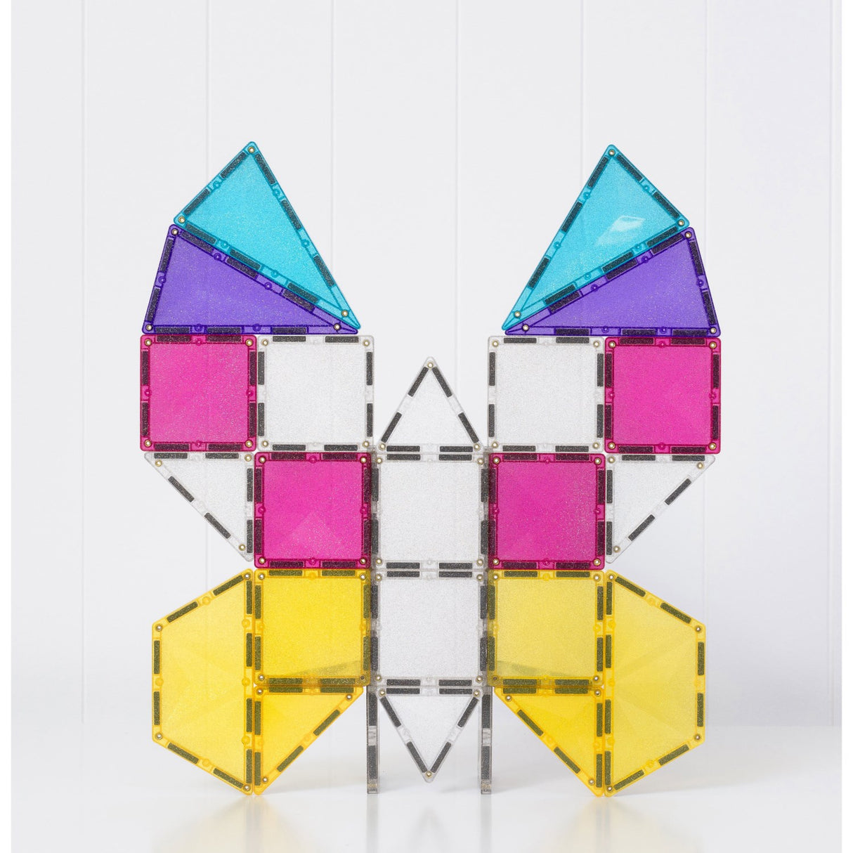 Connetix Multicolour Glitter Unicorn Pack 56 Pcs