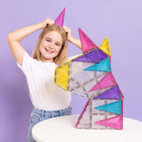 Connetix Multicolour Glitter Unicorn Pack 56 Pcs