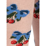 Konges Sløjd Amarena/Tramonto 2 Pack Flower And Cherry Jacquard Tights