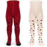 Konges Sløjd Ladybug 2 Pack Ladybug Jacquard Tights