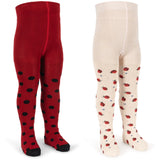 Konges Sløjd Ladybug 2 Pack Ladybug Jacquard Tights