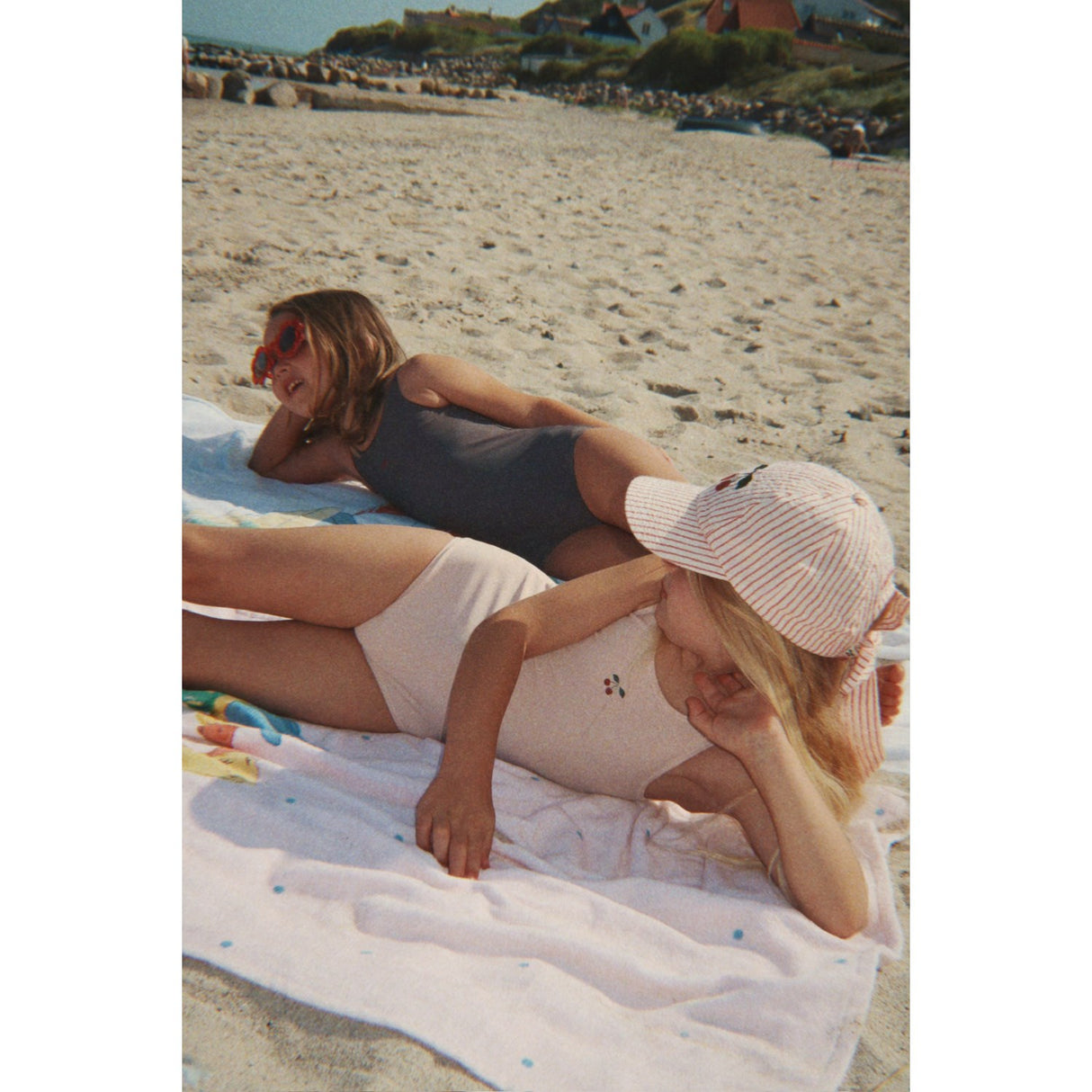 Konges Sløjd Amour Stripe Ellie Bow Cap Gots