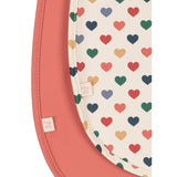 Konges Sløjd Coeur Colore/Faded Rose 2 Pack Dinner Bib
