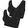 Mama;licious Black Mlhelena Crossy Lace Bra 2F 2-P Noos