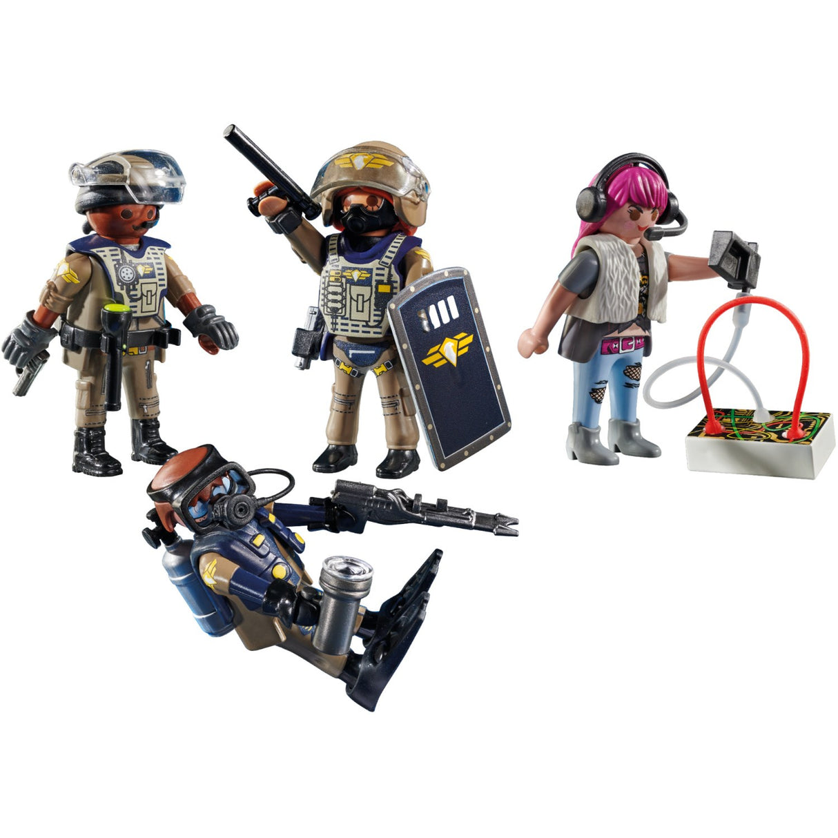 Playmobil® Tactical Unit Figure Set