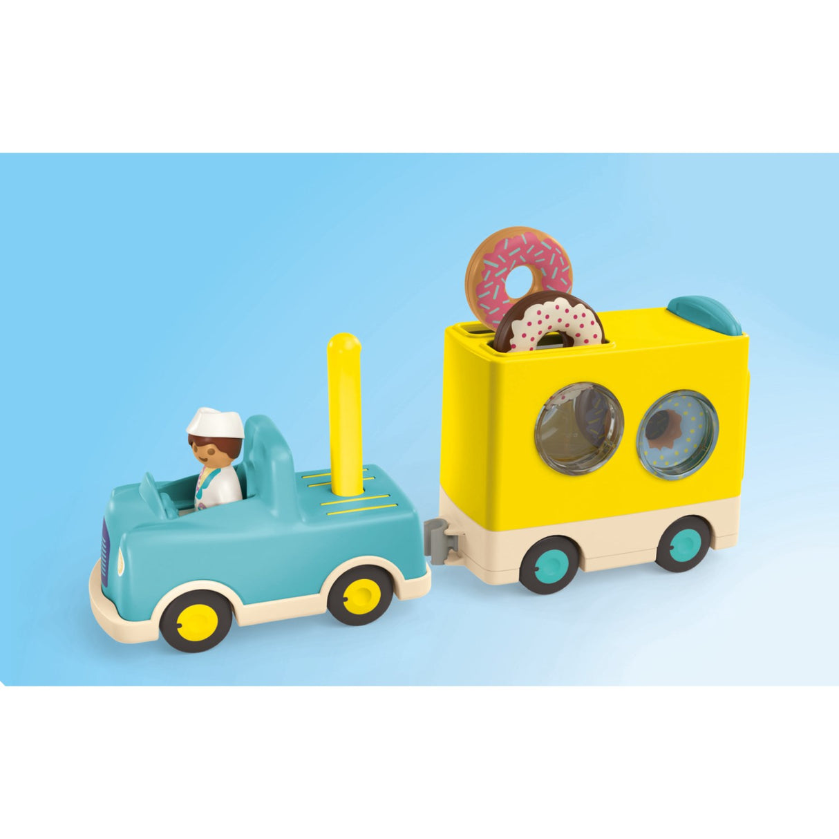 Playmobil® Junior Crazy Donut Truck With Stacking And Sorting Feature