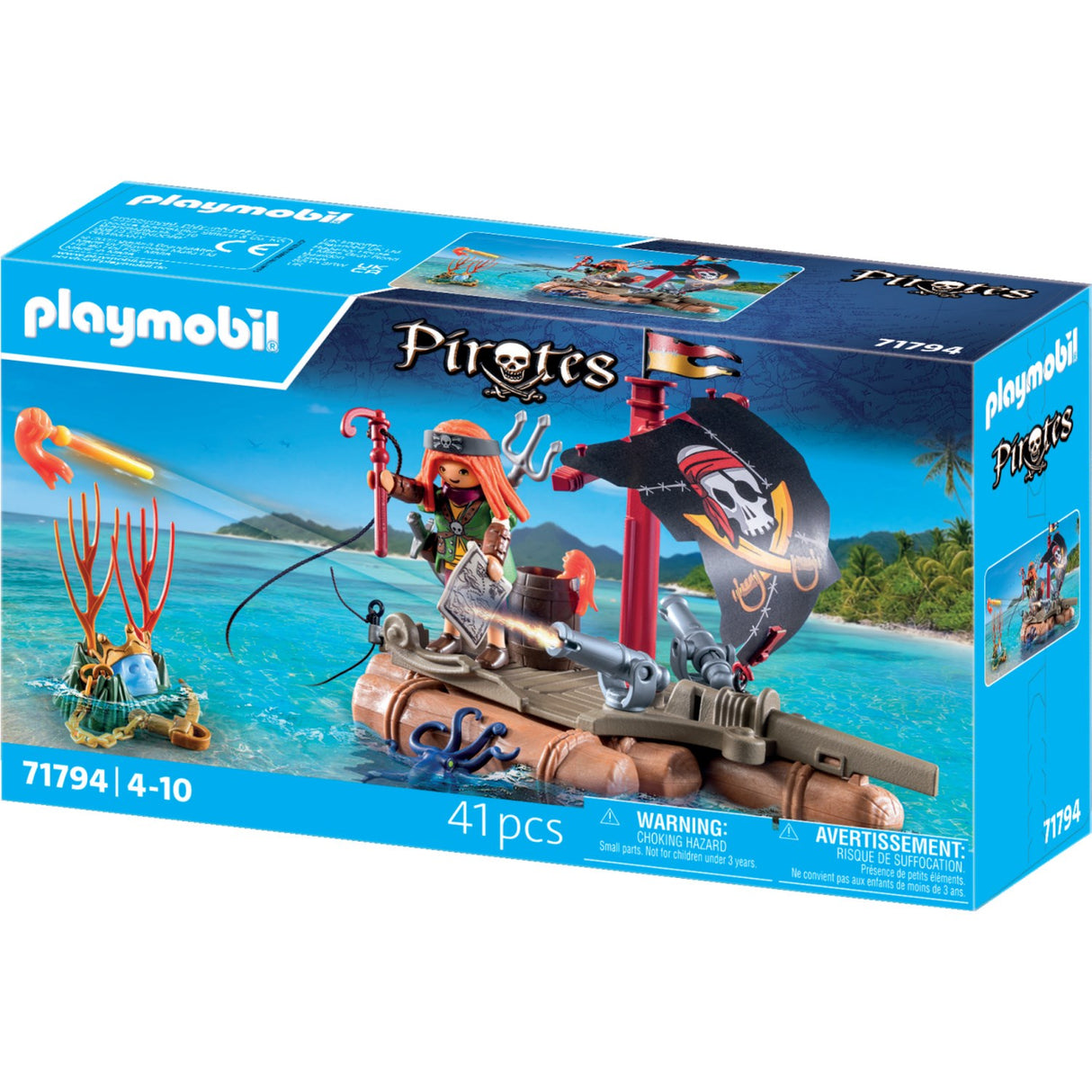 Playmobil® Pirate Raft With Treasure