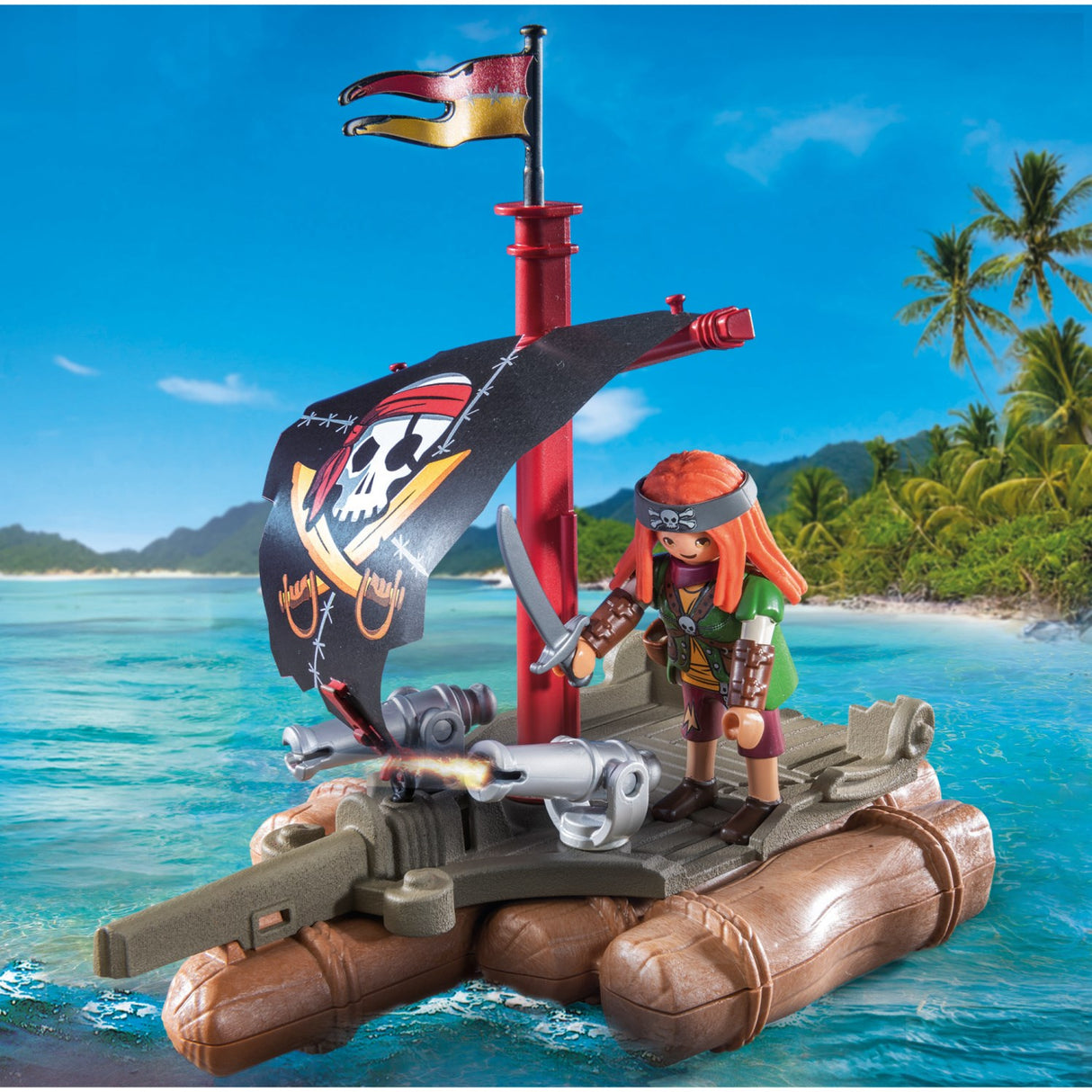 Playmobil® Pirate Raft With Treasure
