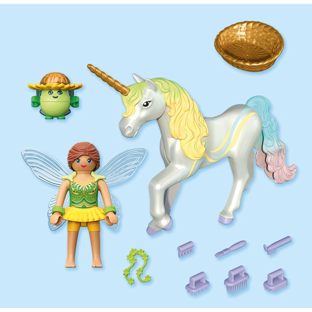 Playmobil® Collectible Unicorn: Rainbow Flower With Fairy