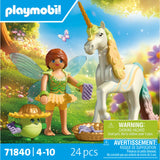 Playmobil® Collectible Unicorn: Rainbow Flower With Fairy