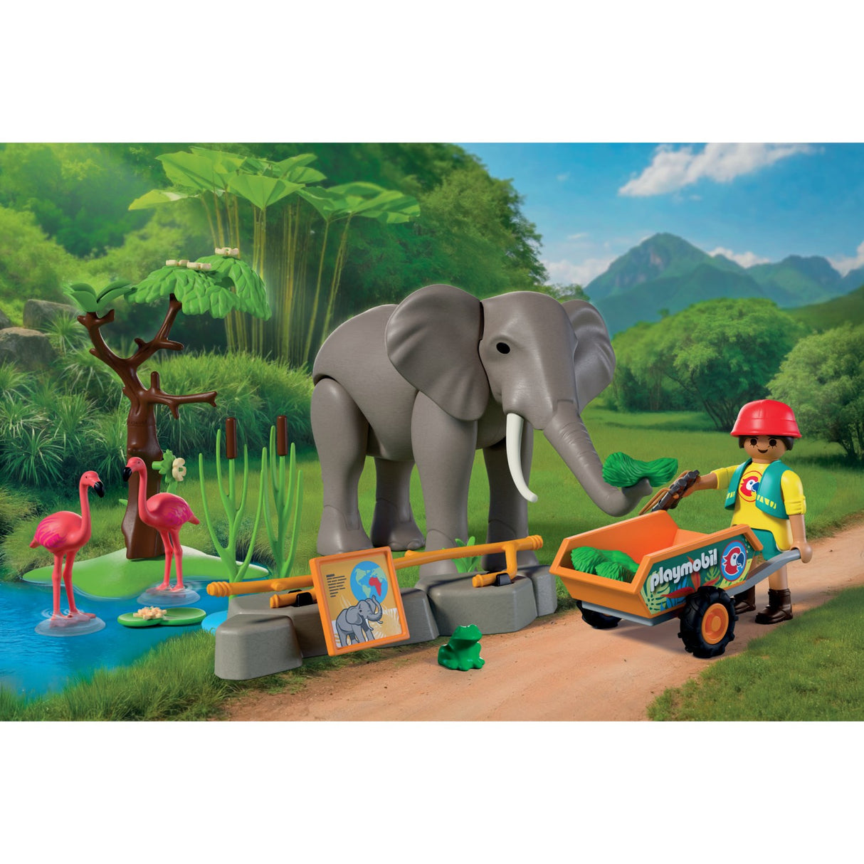 Playmobil® Elephant With Zookeeper