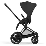 Cybex Sepia Black/Black Epriam Comfort Matt Black Inklusiv Foldbar Liggedel