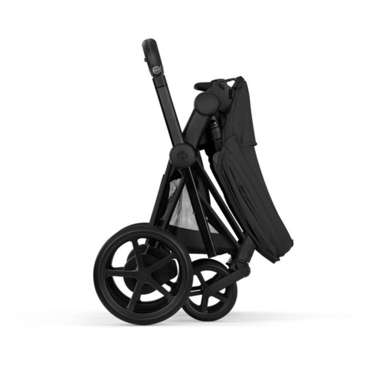 Cybex Sepia Black/Black Epriam Comfort Matt Black Inklusiv Foldbar Liggedel