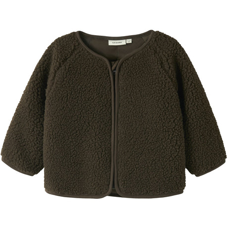 Lil'Atelier Dark Earth Nbnnalo Bia Loose Sherpa Jacket Lil