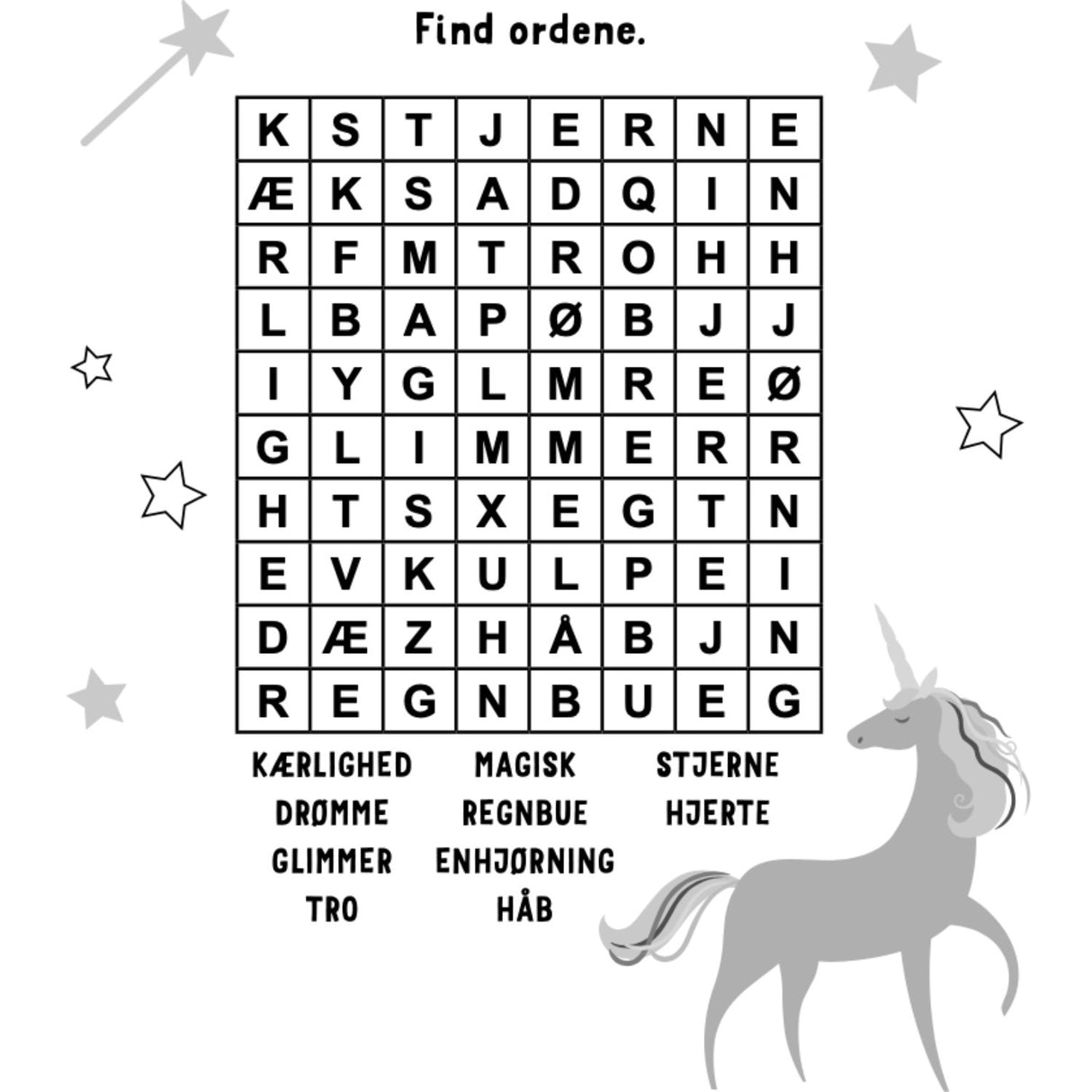 Forlaget Bolden Activity Book Med Blyanter: Totalt Magisk