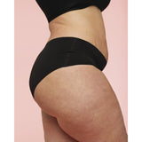 momkind Black Ultra Seamless Under Belly Briefs, 2-Pack
