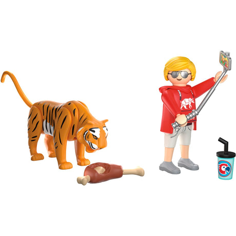 Playmobil® Zoo: Tiger And Visitor