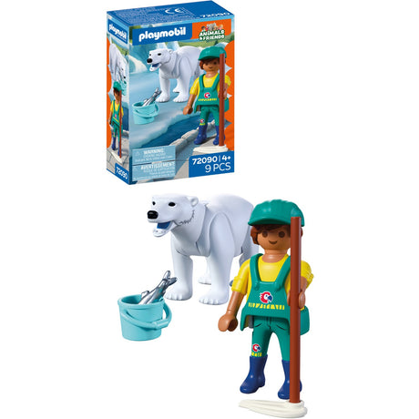 Playmobil® Zoo: Polar Bear And Zookeeper