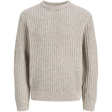 Jack & Jones Junior Sea Salt Jjjaxon Knit Crew Neck Jnr