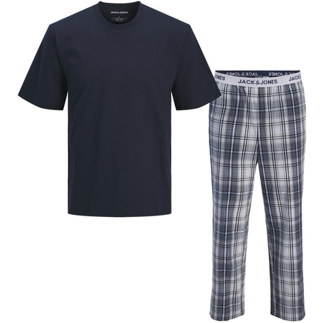 Jack & Jones Junior Sky Captain Checks Jacluca Ss Tee And Woven Pants Gif Jnr
