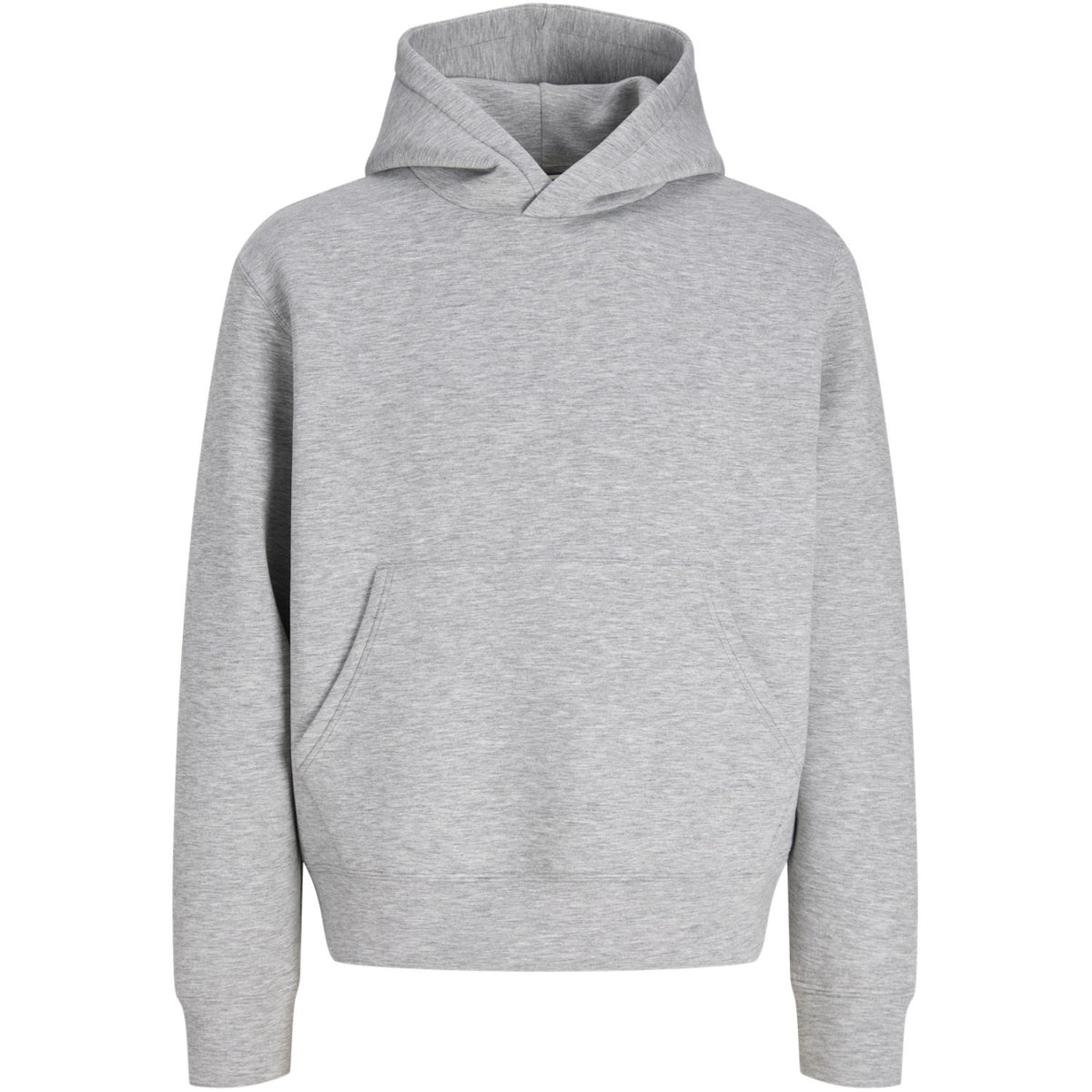 Jack & Jones Junior Light Grey Melange New Jcolegacy Sweat Scuba Hood Jnr