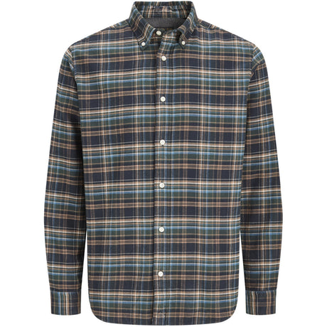 Jack & Jones Junior Forest Night Jprblustanley Flannel L/S Shirt Bf Jnr